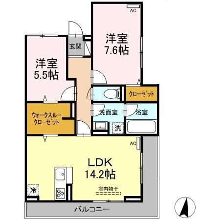 【D-residence西町の間取り】