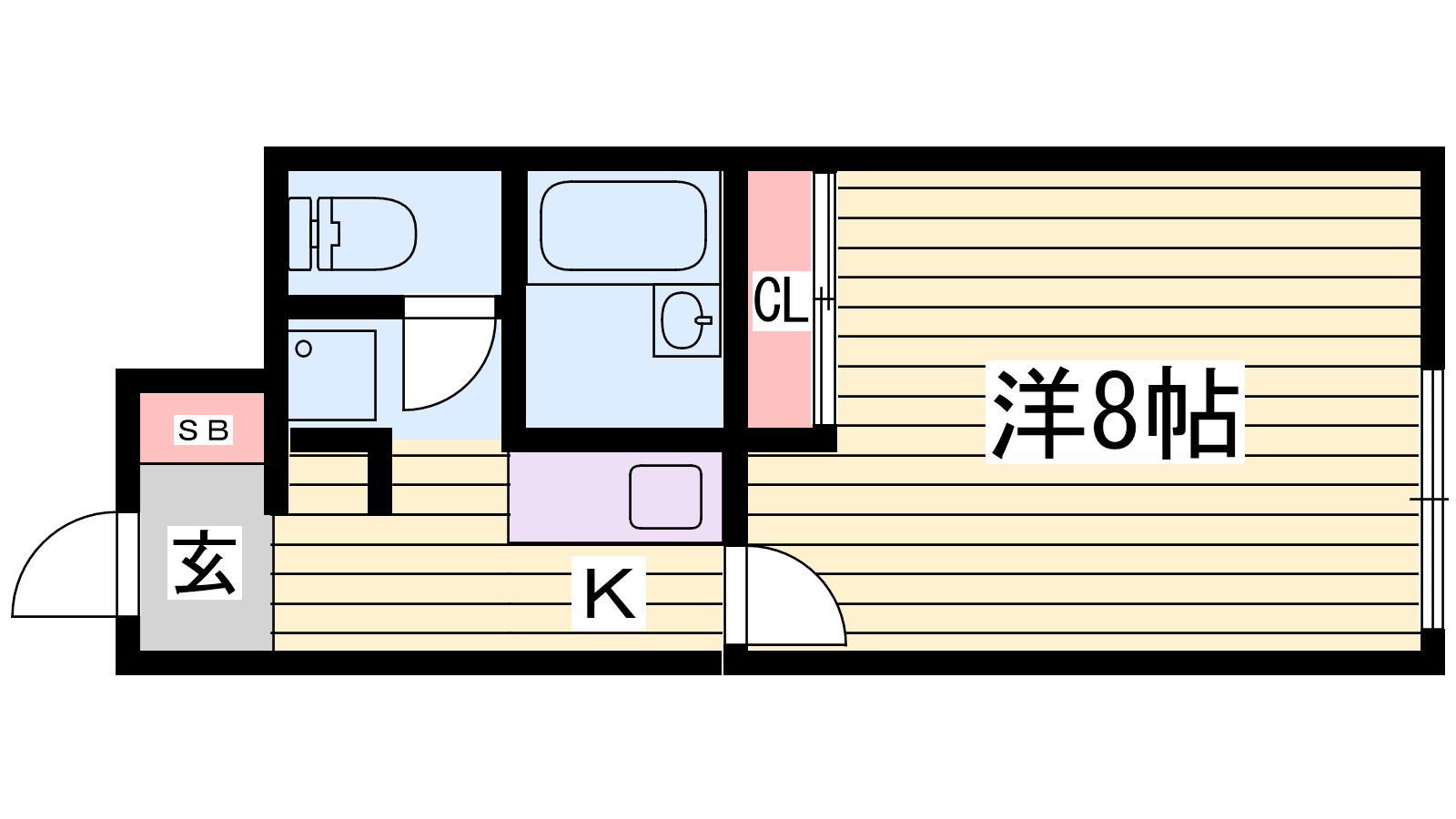 レオネクストシメオンの間取り