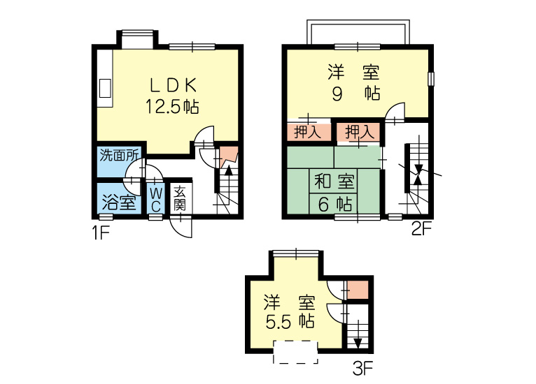 ロイヤルタウン城山の間取り