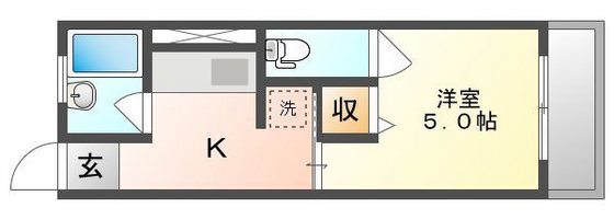 ハイツユタカの間取り