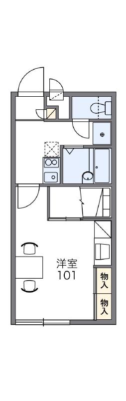 レオパレス才賀の間取り