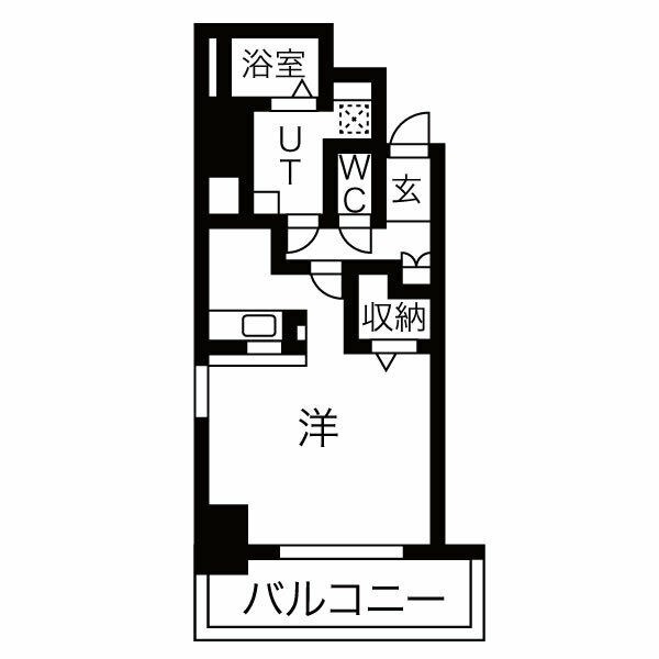 名古屋市東区泉のマンションの間取り