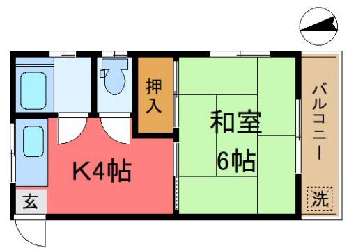 コーポ三和_間取り_0