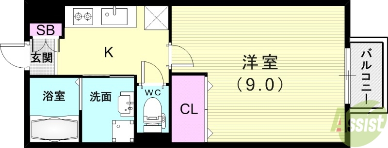 サン・ボナールの間取り