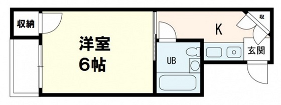 広島市南区宇品御幸のマンションの間取り