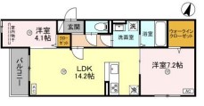 アルコイリス上筒井の間取り