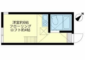 横浜市鶴見区汐入町のアパートの間取り