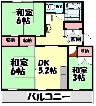 佐野湊団地の間取り