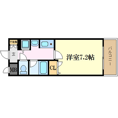 ベラジオ五条烏丸の間取り