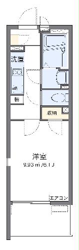 クレイノオルゲント３号の間取り