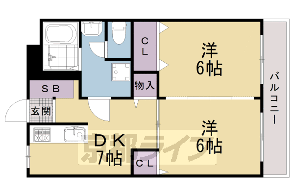 【西喜マンションの間取り】