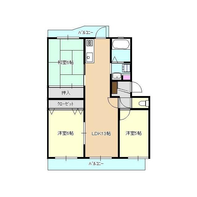 湘南辻堂アンコールマンションの間取り