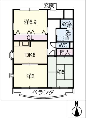 ポーラスター3rdステージの間取り