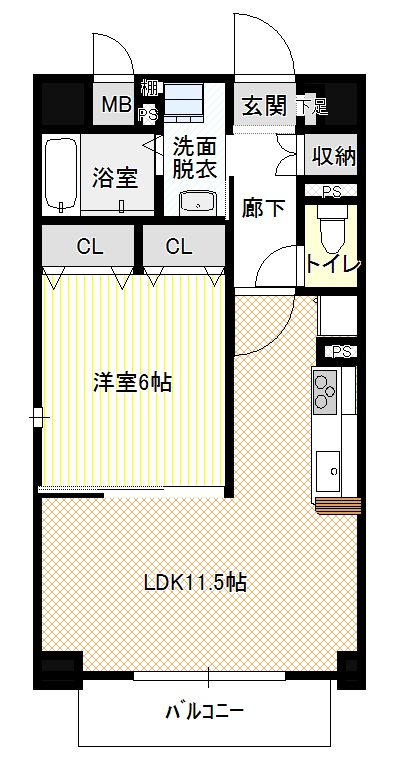 サンピアビータの間取り