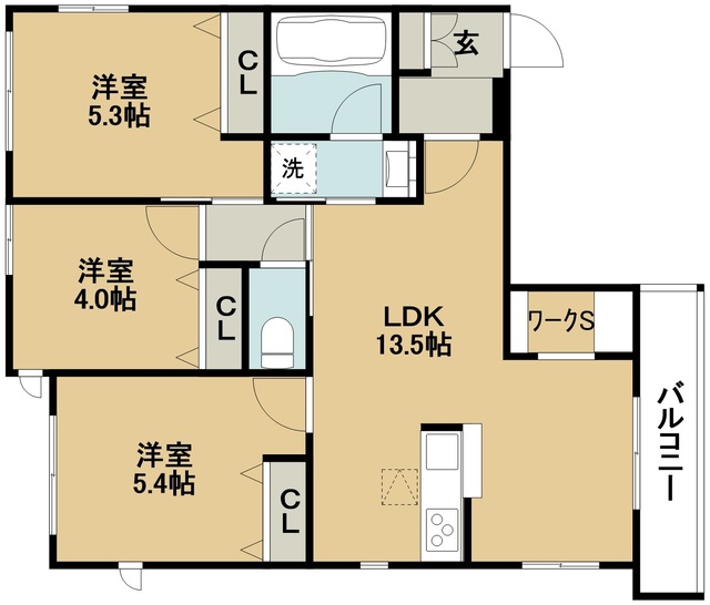 モンテベルデの間取り