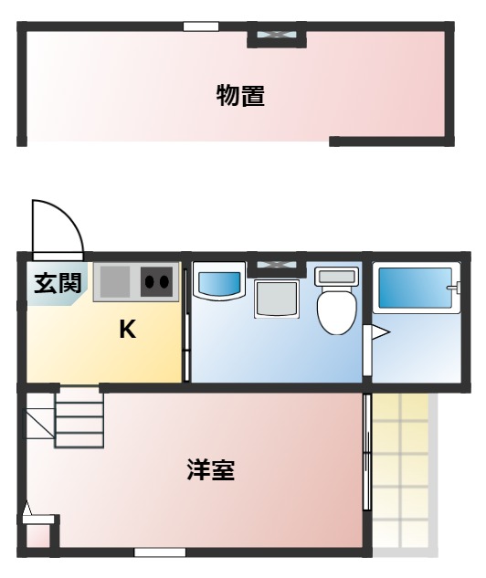 ボンヌール枇杷島の間取り