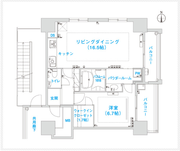 松屋タワーの間取り