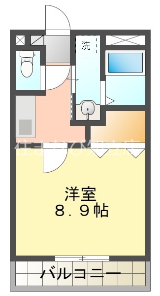 知多郡東浦町大字生路のアパートの間取り