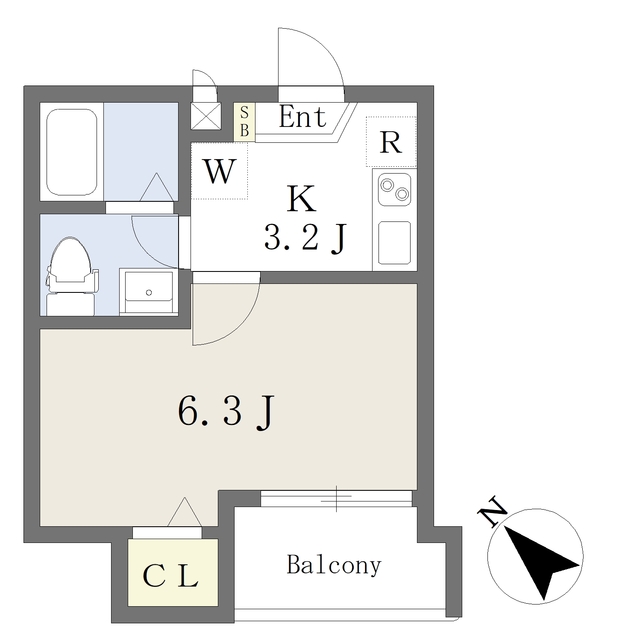 Ｋａｌａｎｃｈｏｅの間取り