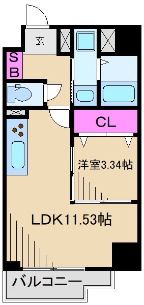 URBANAGE新横浜の間取り