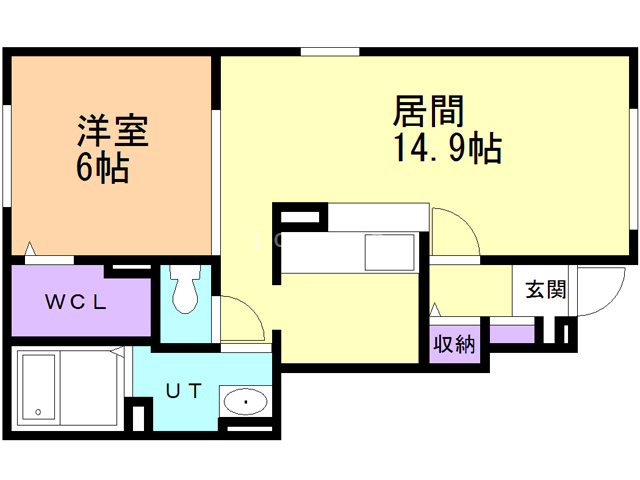 コンフォートＶ　Ｂの間取り