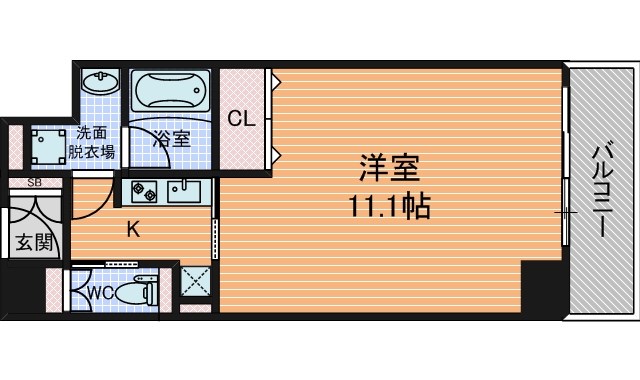 アーバネックス淀屋橋の間取り