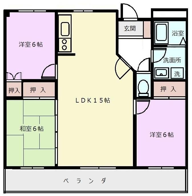 パストラル柳丸Iの間取り