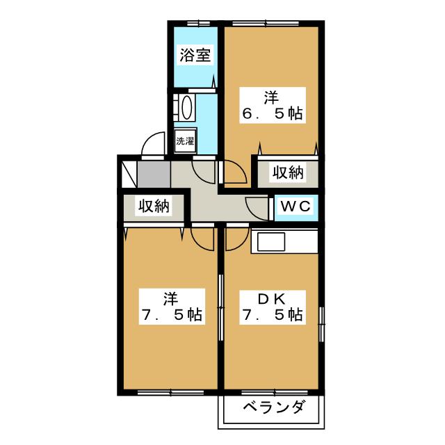 プリンスハイムＡ棟の間取り