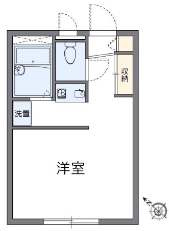 パレスひなたの間取り