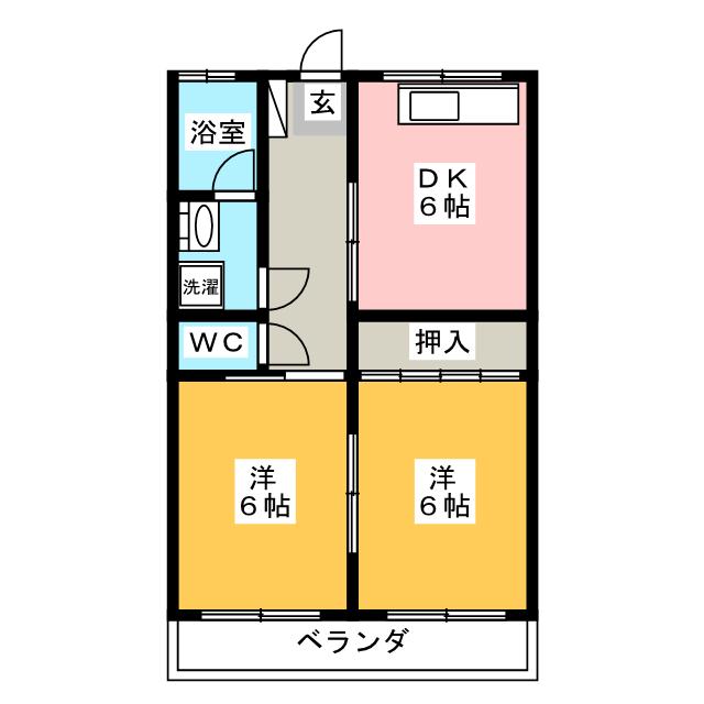 鳥居マンションの間取り