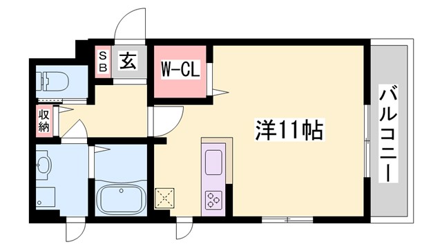 メゾンヴァンクールの間取り