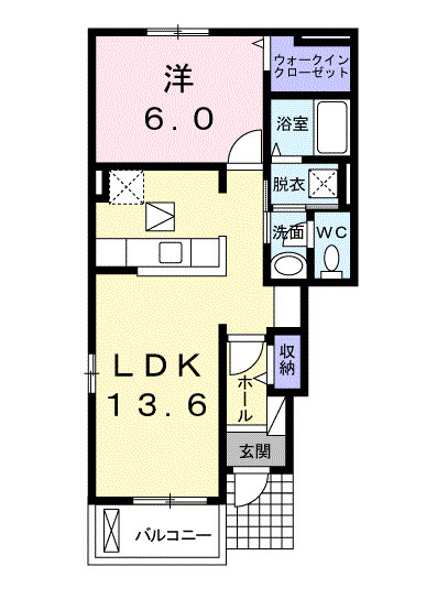 ピーメイルＢの間取り