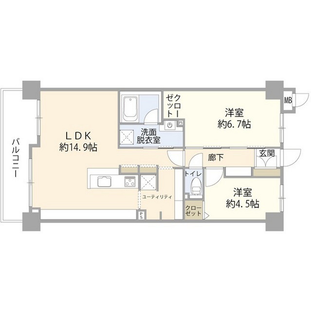 エクセル大宮東１番館（０３０５７６）の間取り