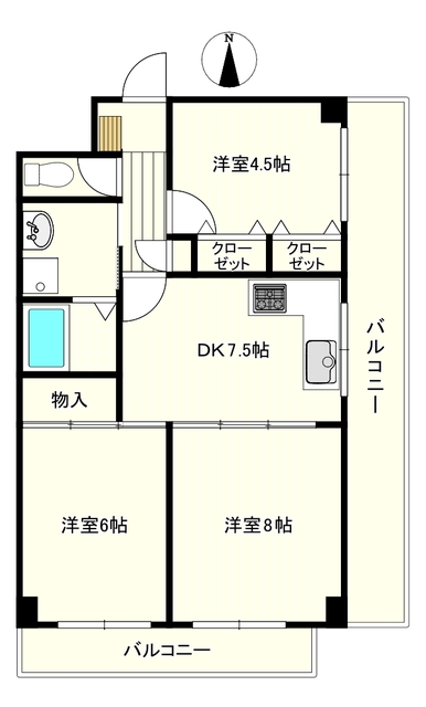 松元ビルの間取り