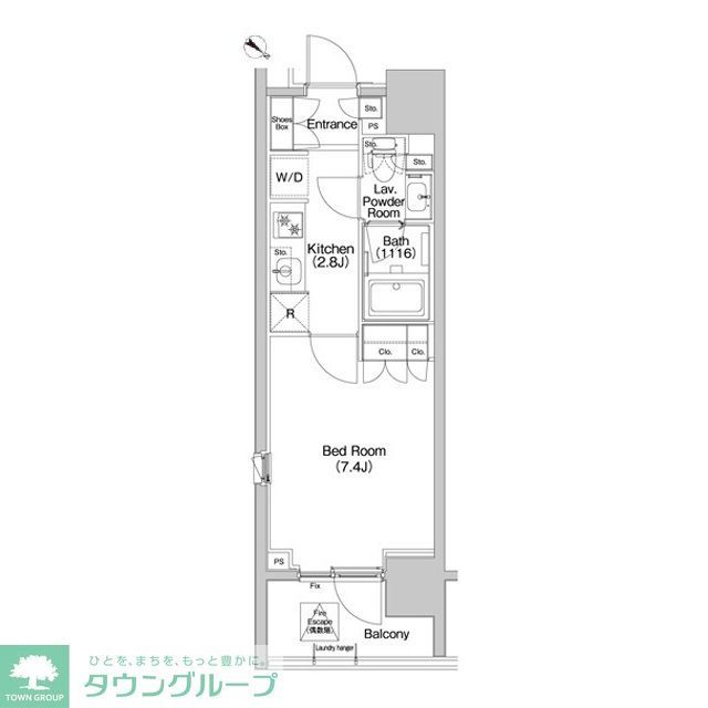 コンフォリア品川ＥＡＳＴの間取り