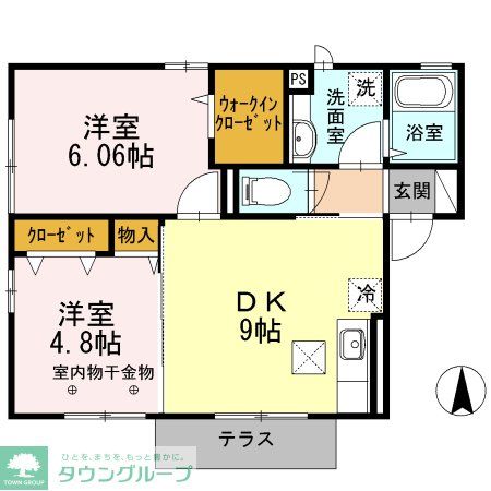 メゾンコンフォールIIの間取り