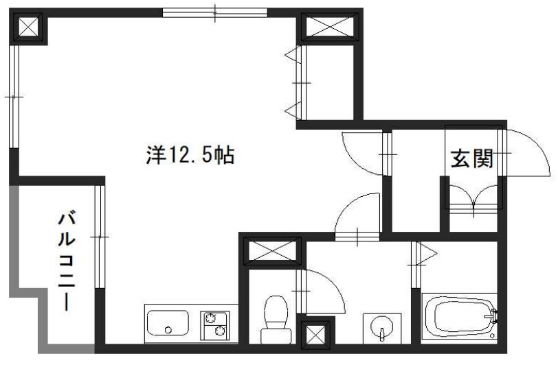 FELICE朝日町の間取り