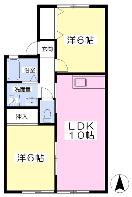 フローラルＭＯＲＩＴＡの間取り