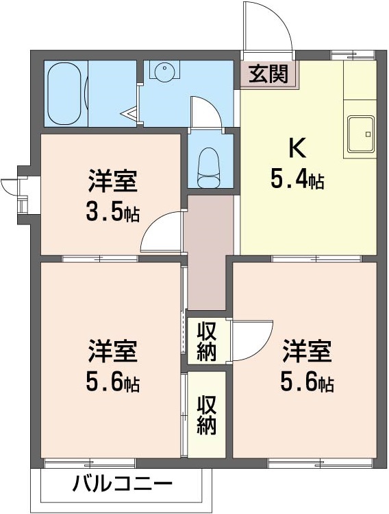 エクセル森崎の間取り