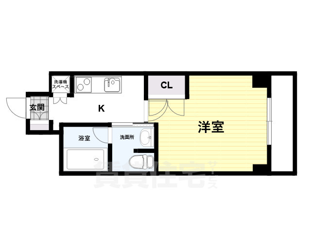 吹田市出口町のマンションの間取り