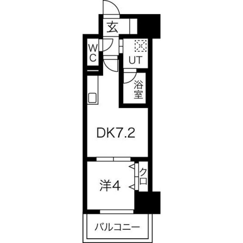 レオンコンフォート大手通の間取り