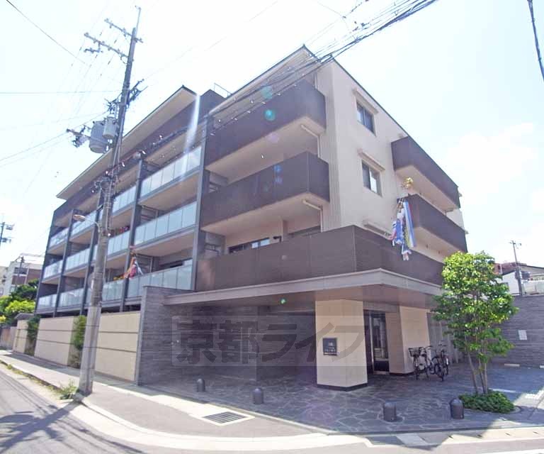 京都市左京区一乗寺大原田町のマンションの建物外観