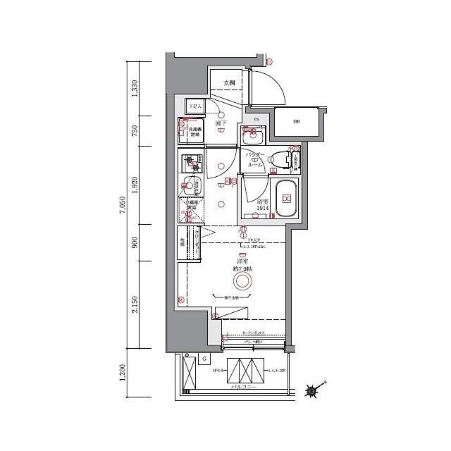 ＡＺＥＳＴ横濱吉野町の間取り