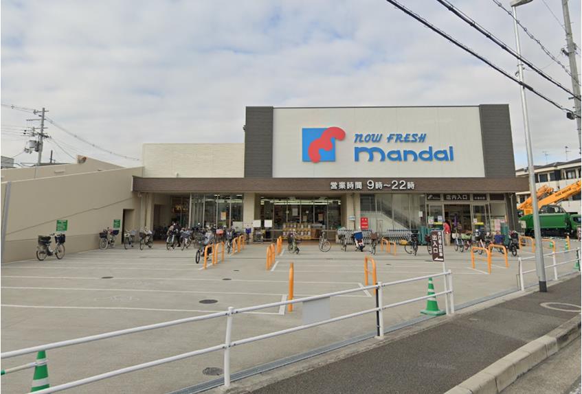 スーパー　万代大蓮北店（スーパー）まで495m