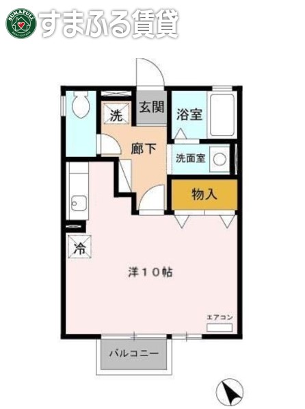 シャルマンの間取り写真