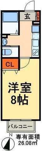 キャメル南流山の間取り写真