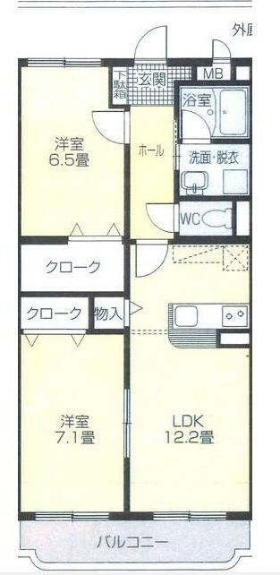 ピュアパレスの間取り