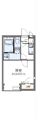 レオネクストフレグランスの間取り