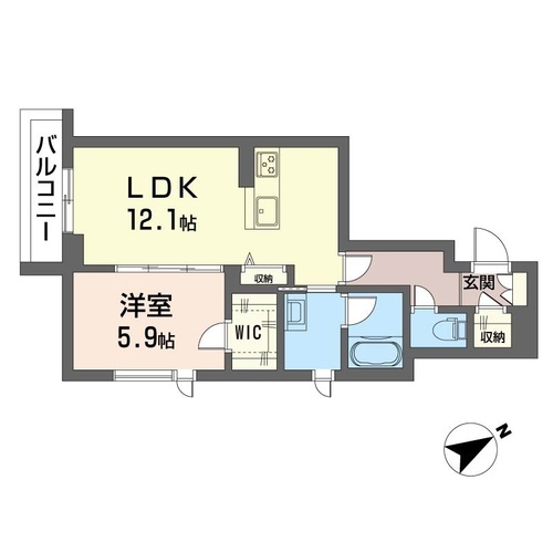 【カーサ153の間取り】