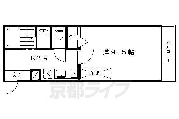 アークリード四条油小路の間取り